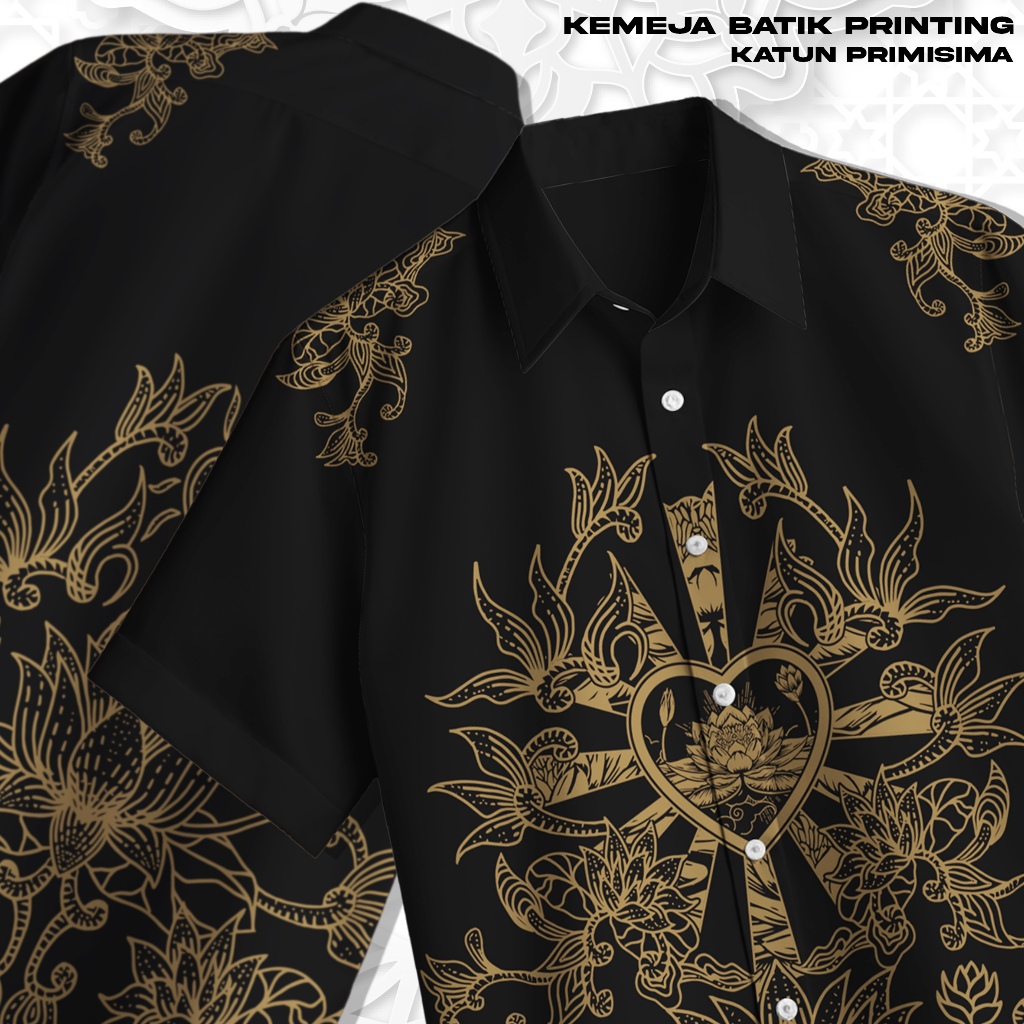 baju koko psht baju koko print psht kemeja psht print koko psht