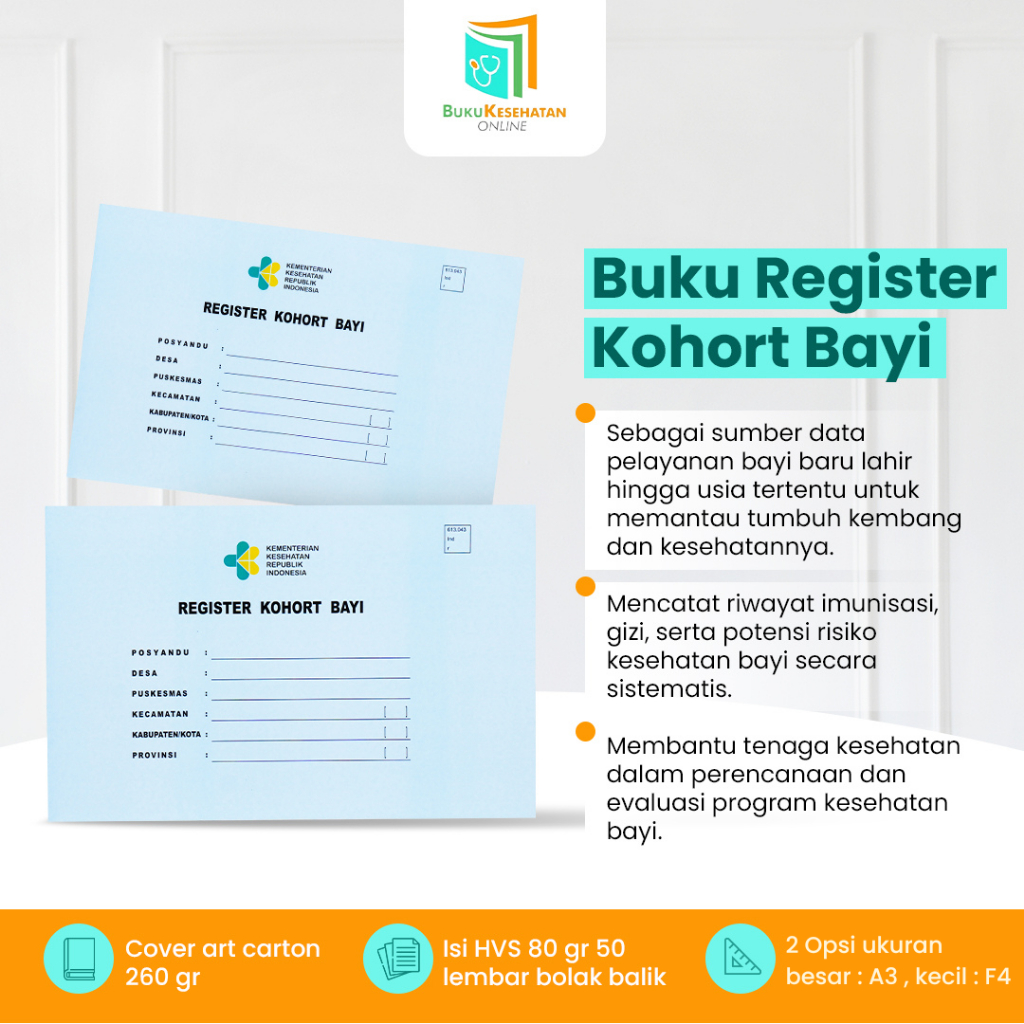 

Buku Register Kohort Bayi