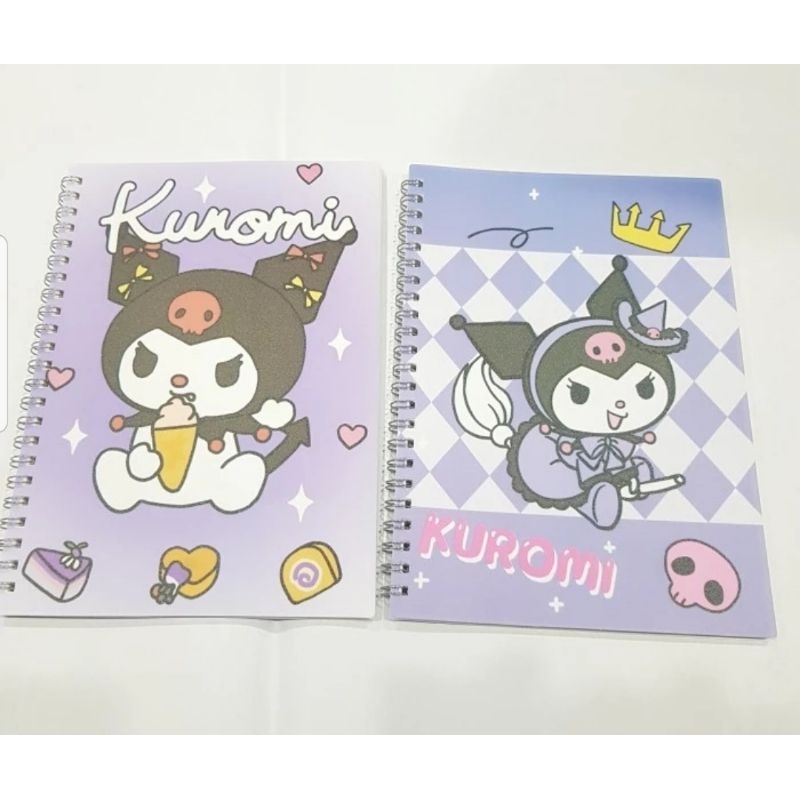 

Buku Tulis Notebook Notes Ring Book A5 Lucu Kuromi / Alat Tulis Catatan 5525