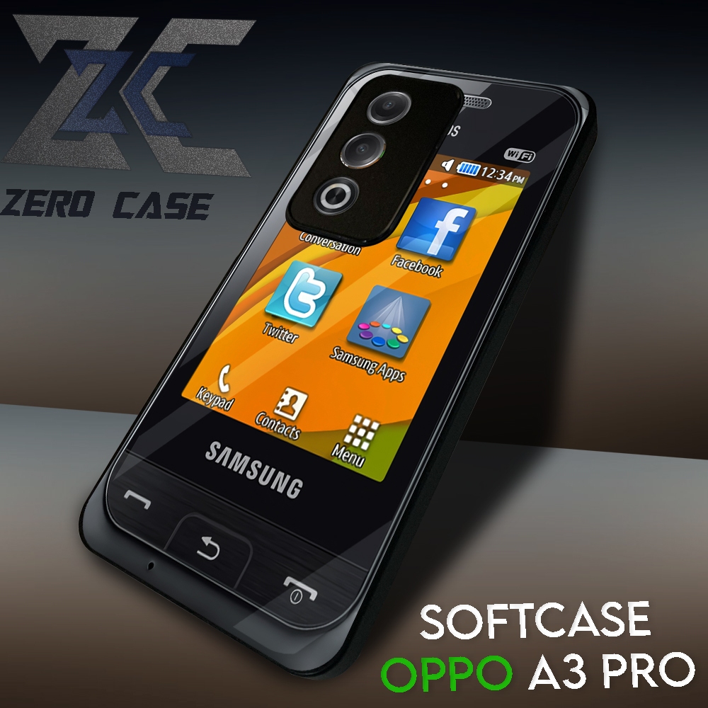 (TB34) Kesing Hp OPPO A3 PRO 5G TERBARU | Aestetic Pro Camera | Softcase Oppo Keren | Case Bahan Len