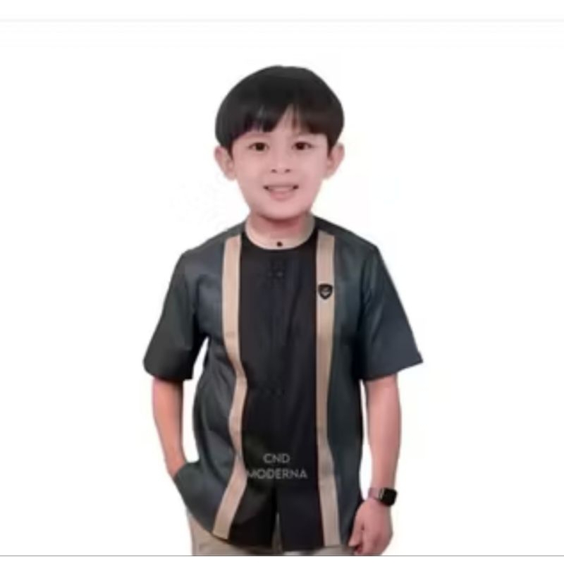 Koko Nuaiman Anak Tanggung Baju Anak Lengan Pendek Baju Koko  Remaja Anak Sd Koko Kombinasi Viral Pa