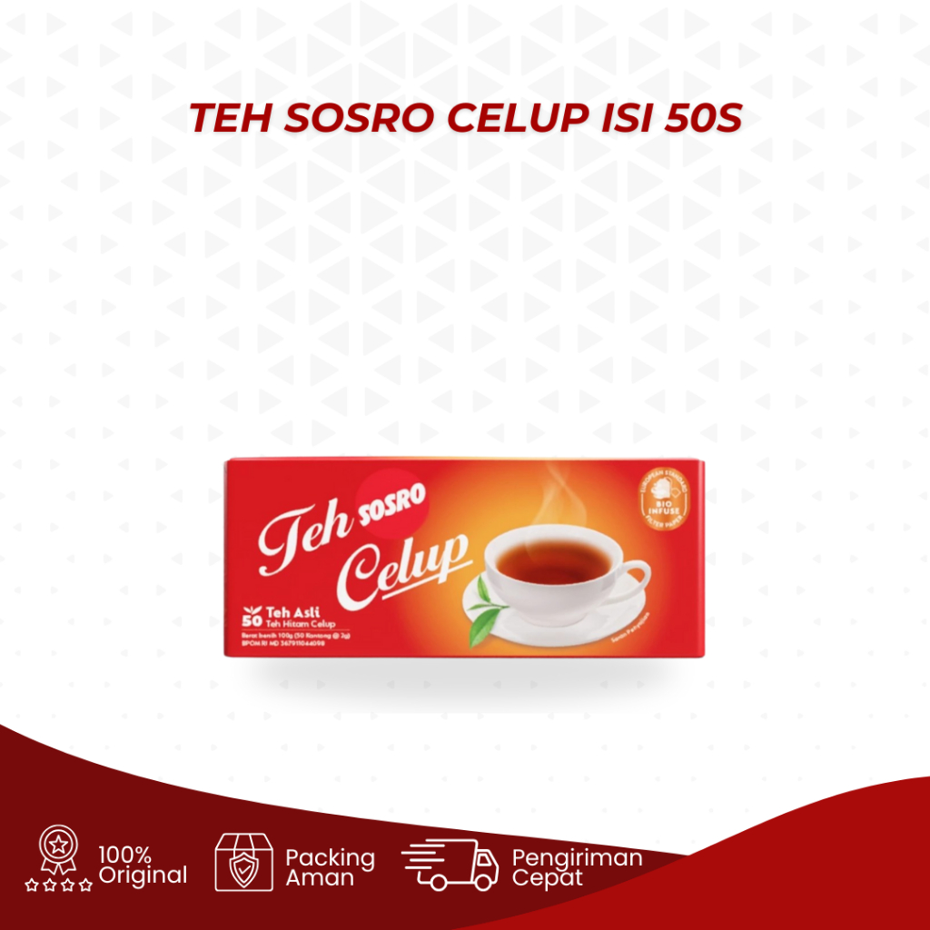 

Teh Celup Sosro isi 50 Kantong