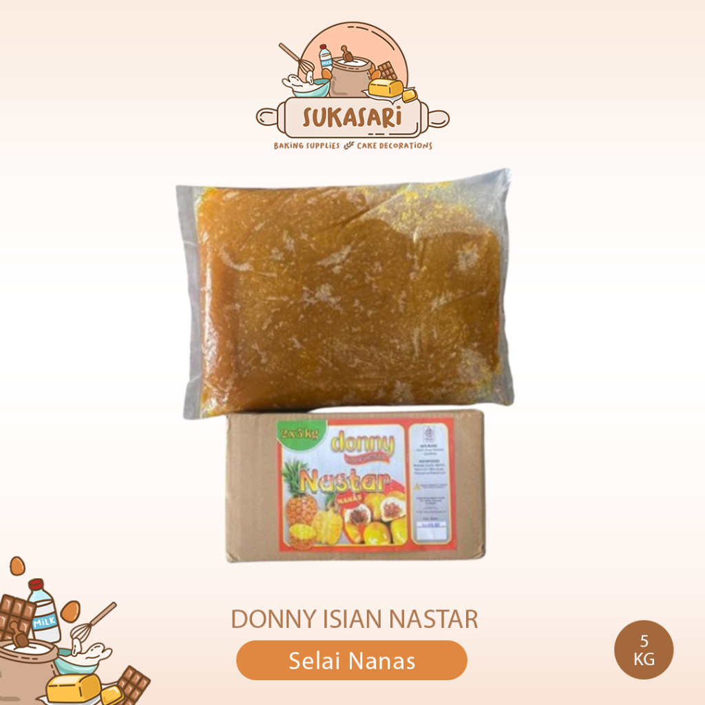 

Selai isian nastar Donny 5kg filling Nanas nastar donny