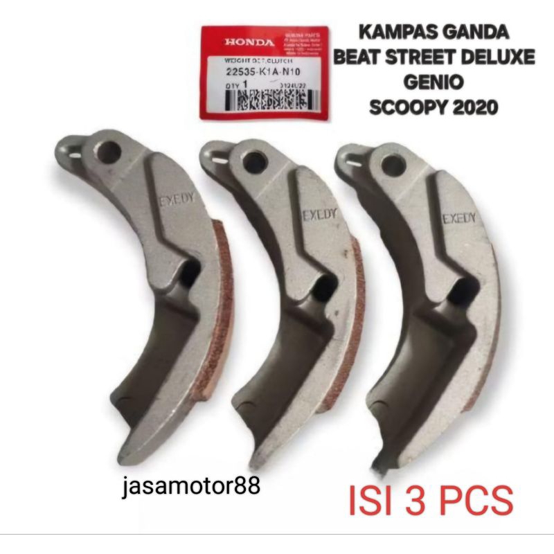 KAMPAS GANDA KOPLING BEAT STREET DELUXE GENIO SCOOPY 2020 ORIGINAL