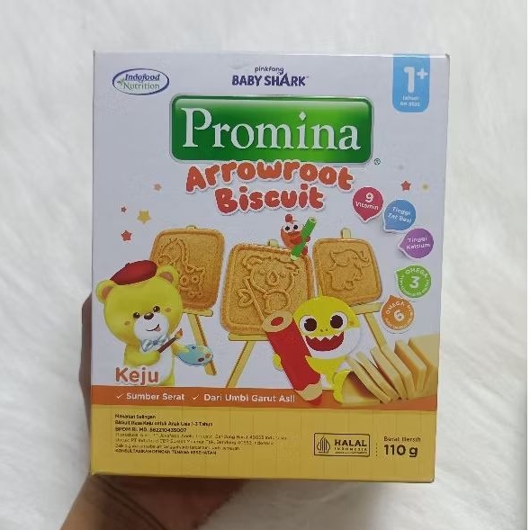 

Promina Arrowroot Biscuit Rasa Keju 110 gr Biskuit Bayi