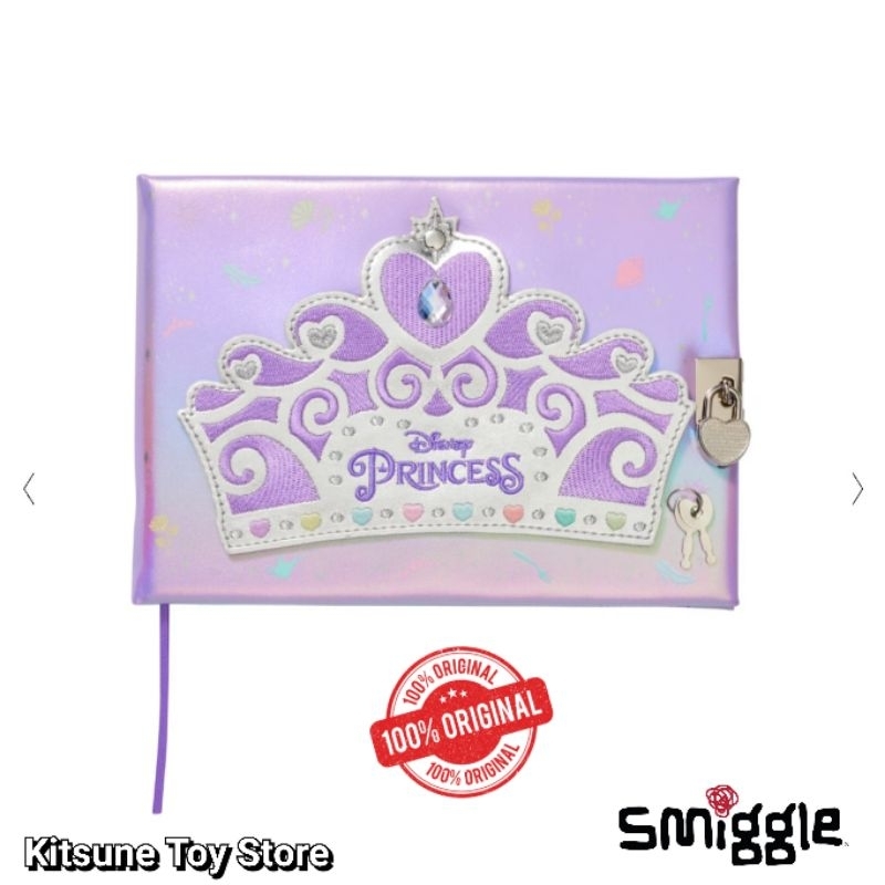 

Smiggle Disney Princess A5 Notebook with Mirror and Lock 401267 Original - Buku Catatan Anak Ada Cermin dan Gembok