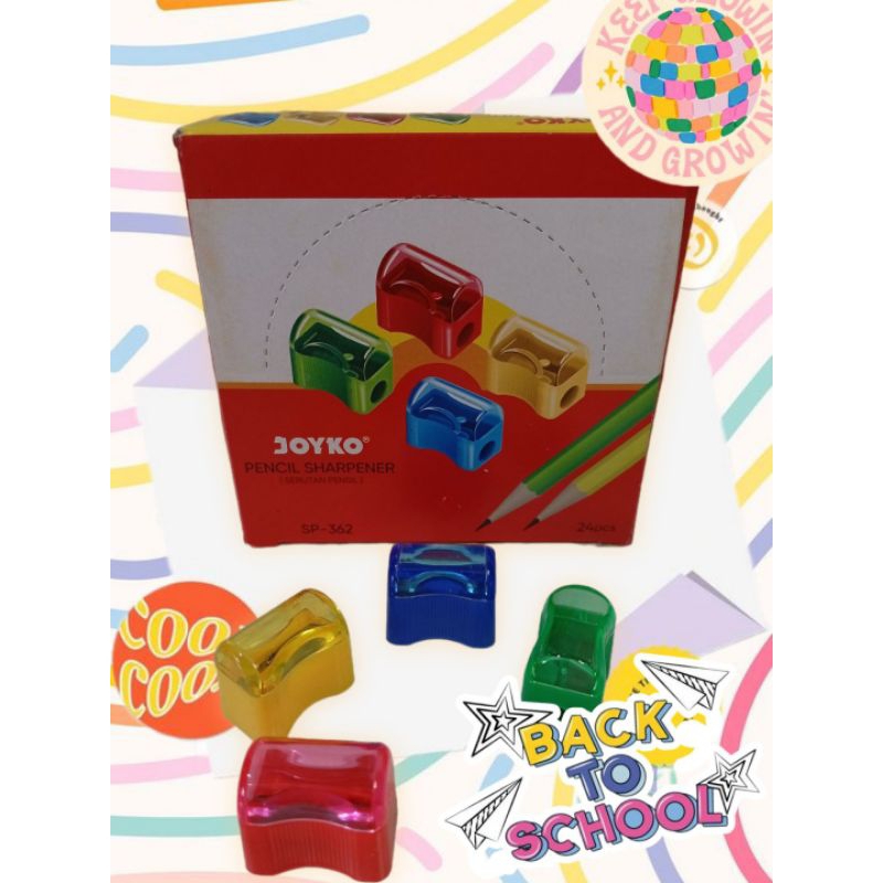

rautan pensil rautan merk joyko serutan roti joyko sharpener peruncing pensil