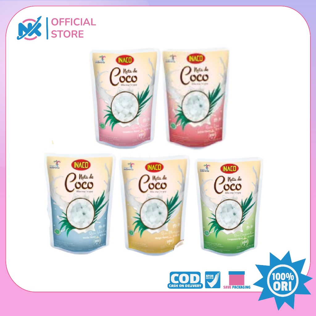 

Inaco Nata De Coco Pouch 360g All Varian