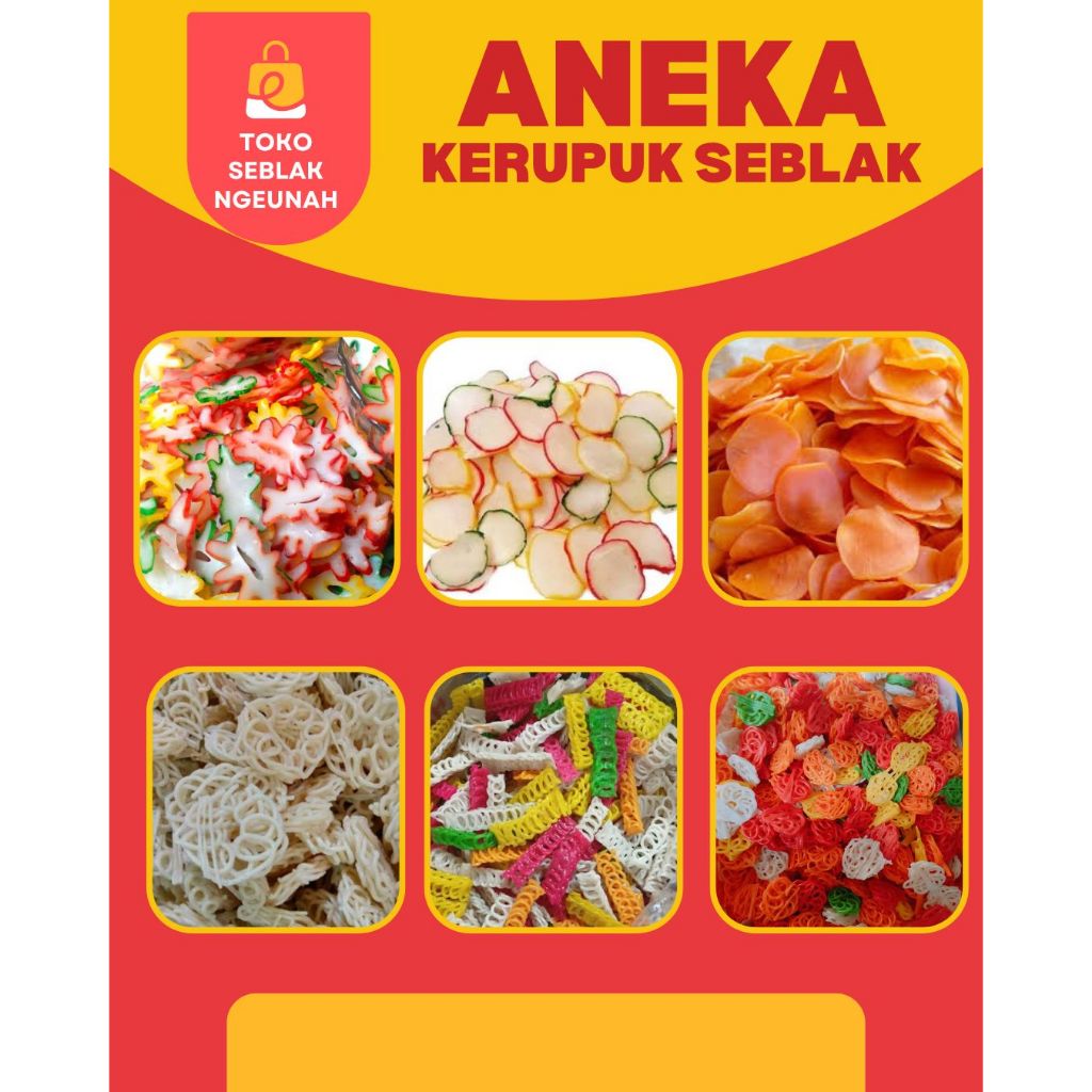 

TOKO SEBLAK ANEKA KERUPUK 250gr/kerupuk seblak