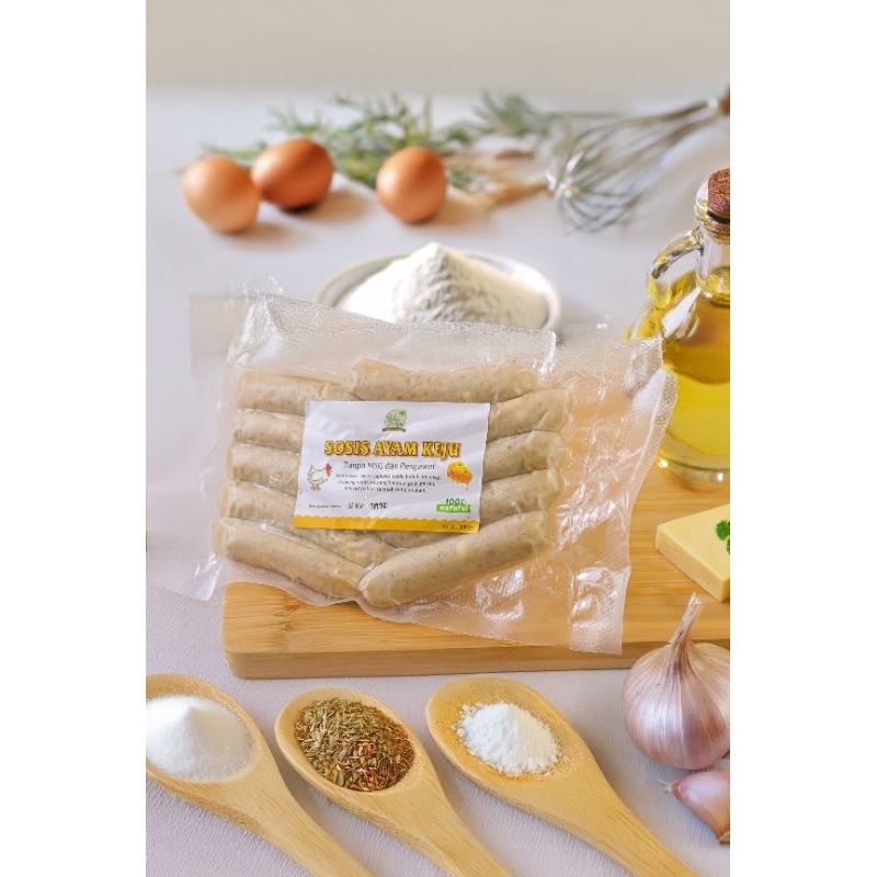 

Sosis Ayam Keju Homemade Gluten Free Non MSG & Pengawet