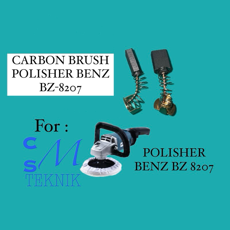 CARBON BRUSH ARANG MESIN POLISHER BENZ BZ8207 ARENG POLISHER BENZ BZ-8207