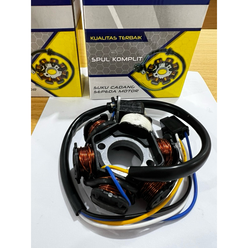 SPOOL ASSY MOTOR SUPRA FIT NEW / SPUL LAMPU KOMPLIT MOTOR SUPRA FIT NEW MERK CC