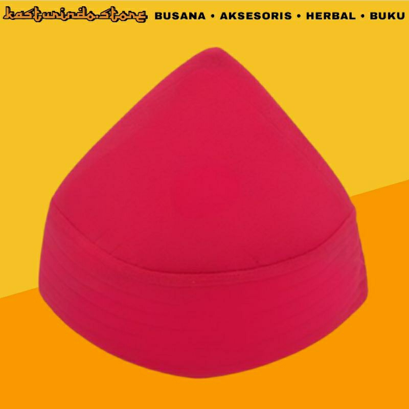 Peci Sufi Kerucut Polos Tinggi 12 CM ala Thoriqoh Naqsabandiyah