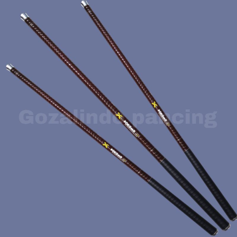 Tegek Battle X Fokomo High Carbon Fishing Rod  Bahan : carbon