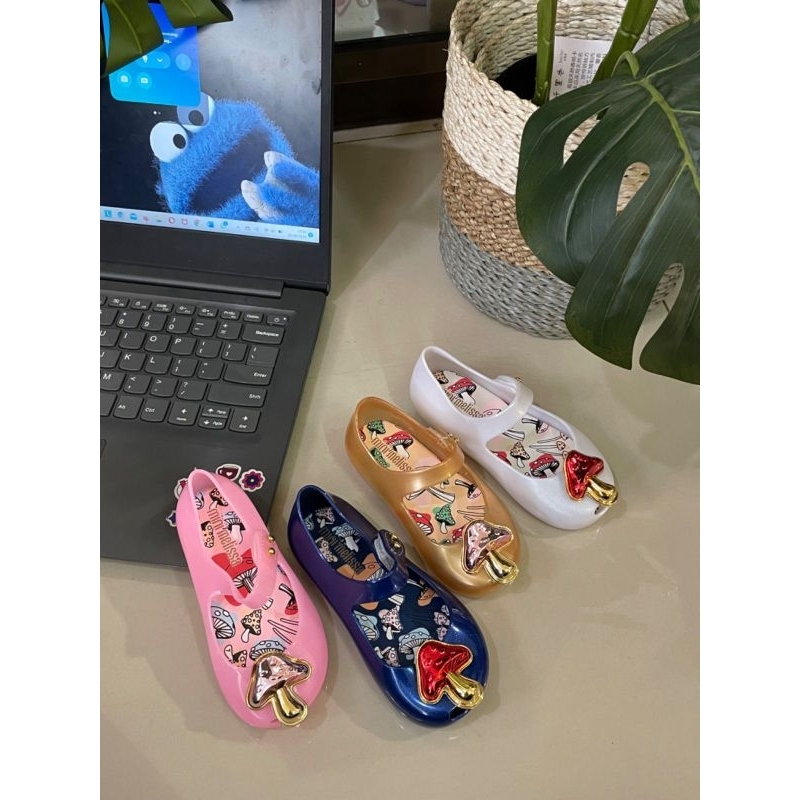 Sepatu Sandal Melissa Jamur Original / Sepatu Sandal Anak anak Melissa/ Sepatu Anak perempuan