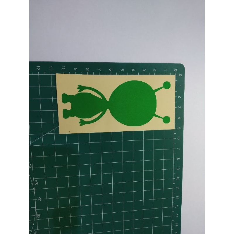

stiker cutting allien
