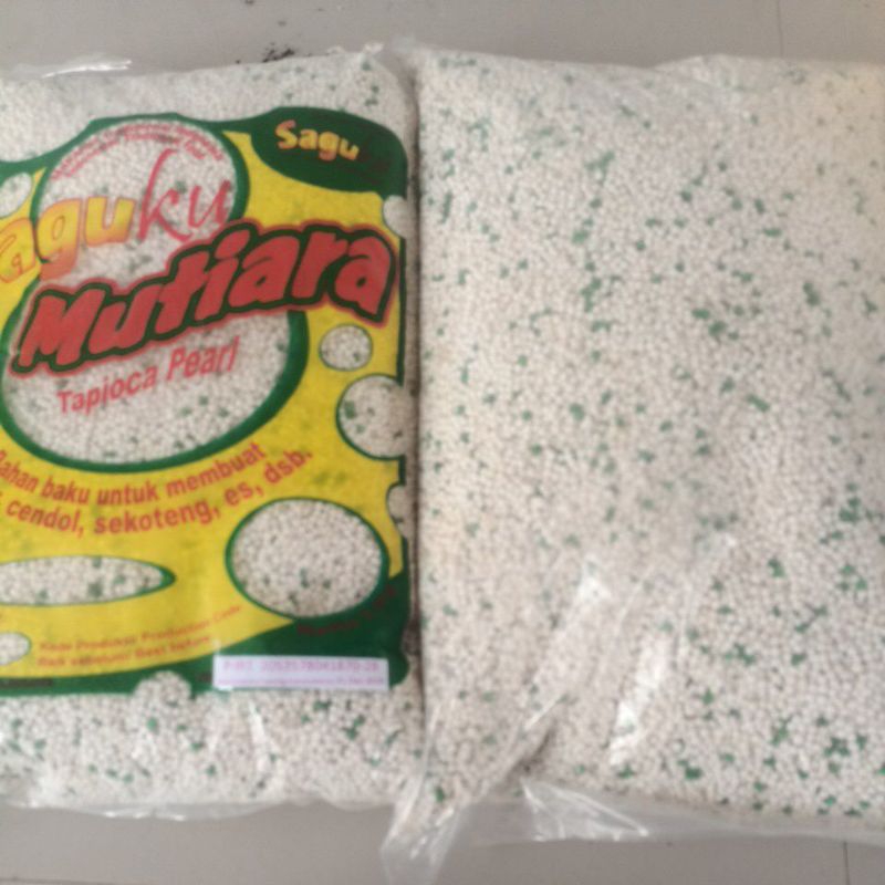 

Sagu Mutiara Hijau Kemasan 1kg