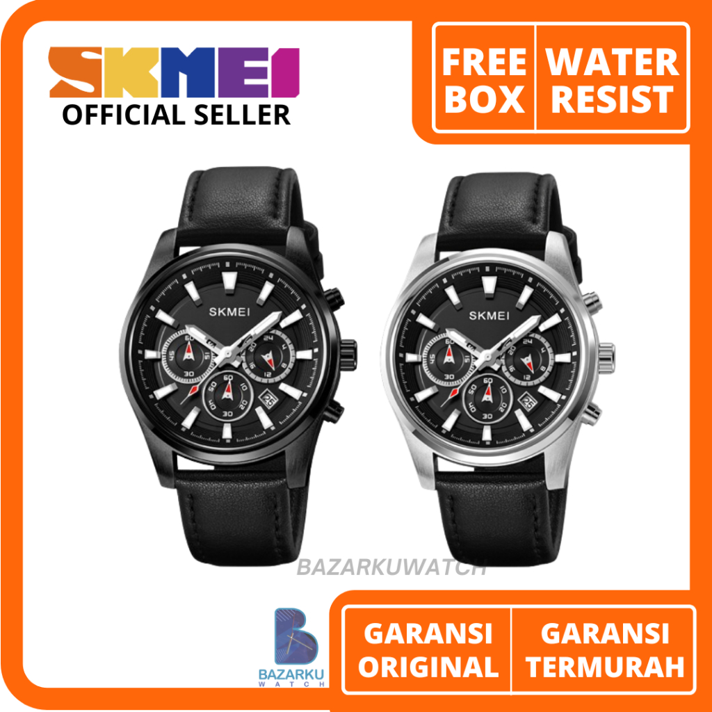 Jam Tangan Pria Skmei 1958 Jam Tangan Skmei Pria Jam Skmei Pria Jam Tangan Kulit Pria Jam Tangan Kul