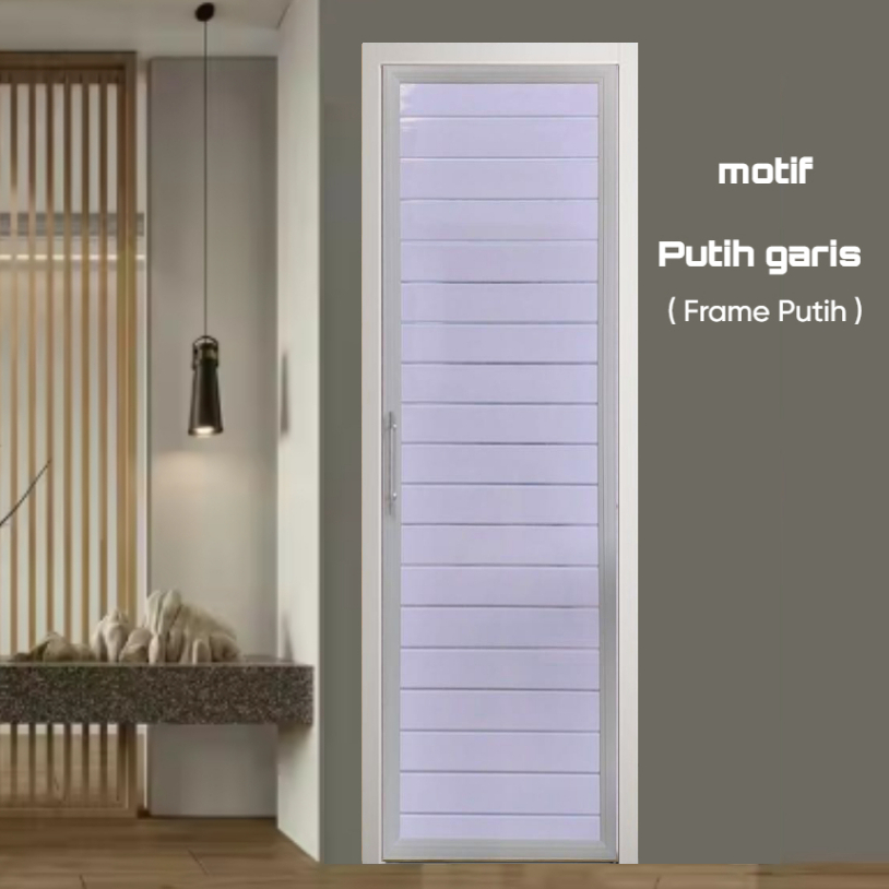 Pintu Kamar Mandi PVC type Modern Minimalis