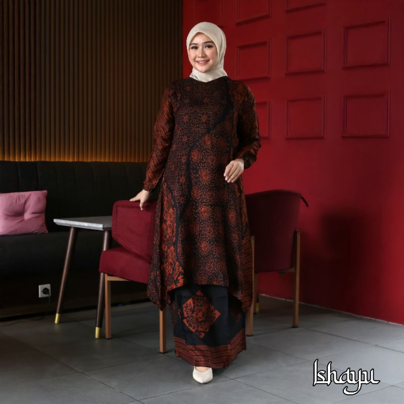 VIRAGO BATIK VISCOSE WANITA BAJU KURUNG MELAYU BATIK SUTRA ASLI 100% ORIGINAL BAJU KONDANGAN WANITA 