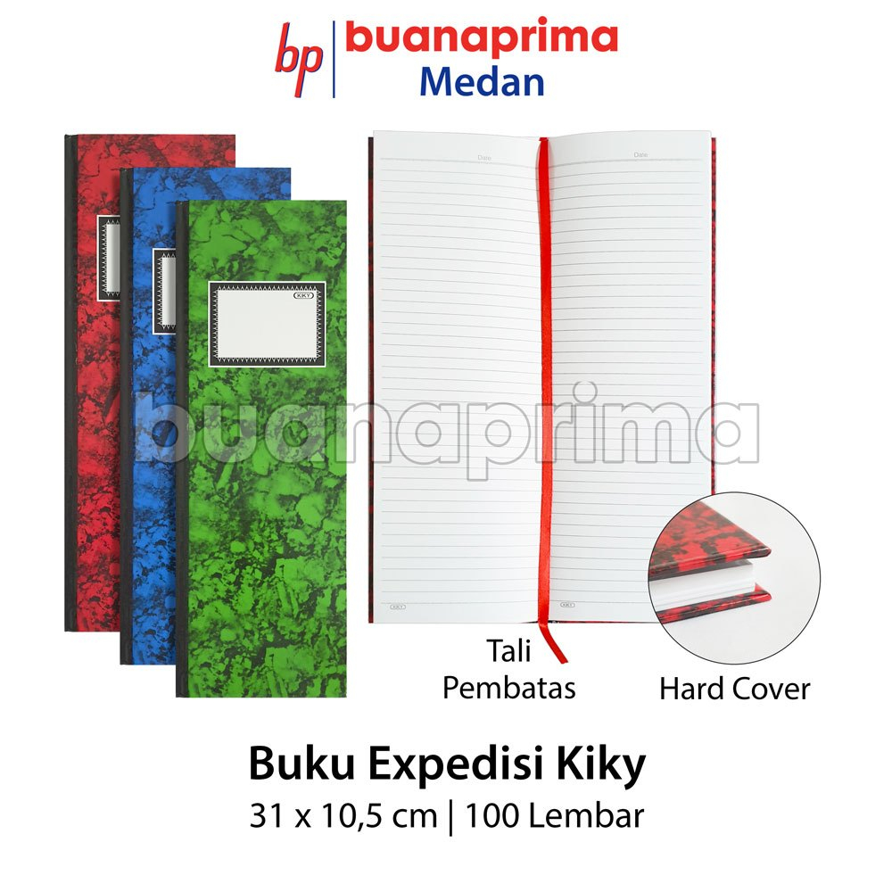 

Buku EXPEDISI HARD COVER KIKY 100 Lembar per pcs Polos Ekspedisi Hard Cover