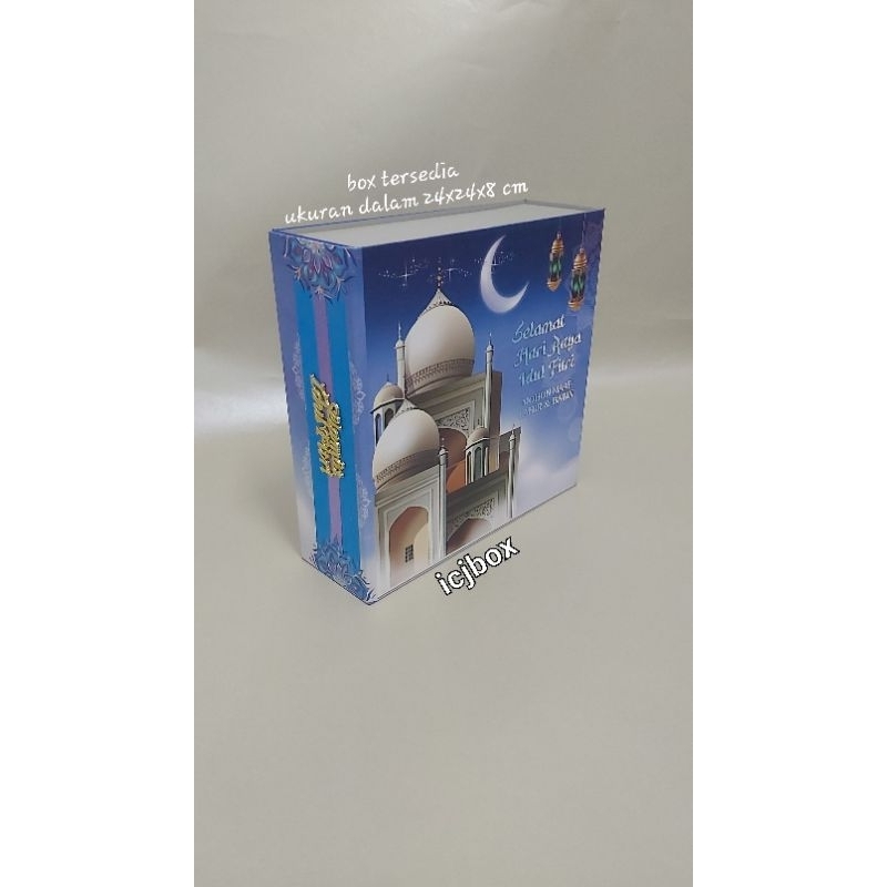 

Box Lebaran Magnet 25x25x8 cm Bahan Hardbox