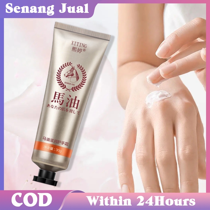 Krim Tangan Horse Oil Krim Tangan Keriput Anti Keriput Pemutih Cream