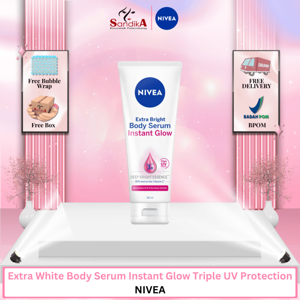 Nivea Extra White Body Serum Instant Glow triple UV protection/Nivea Body Serum/Nivea Body Lotion