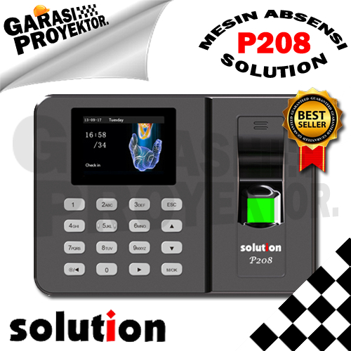 Solution P208 - Mesin Absensi Solution P208 - Fingerprint Solution P 208