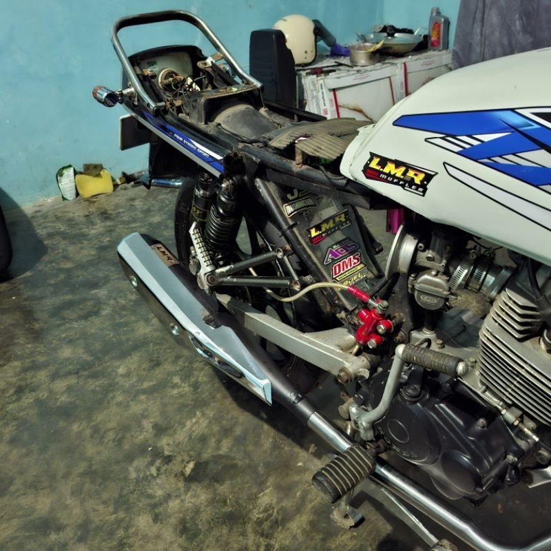 Knalpot standar racing supra125fi pnp cb,gl100,glkotak Original LMR MUFFLER