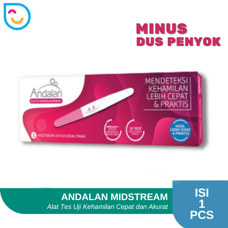 Andalan Pregnancy Test Midstream MINUS DUS PENYOK / Test Pack