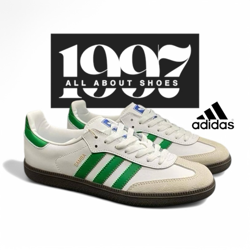 SEPATU ADIDAS SAMBA WHITE GREEN
