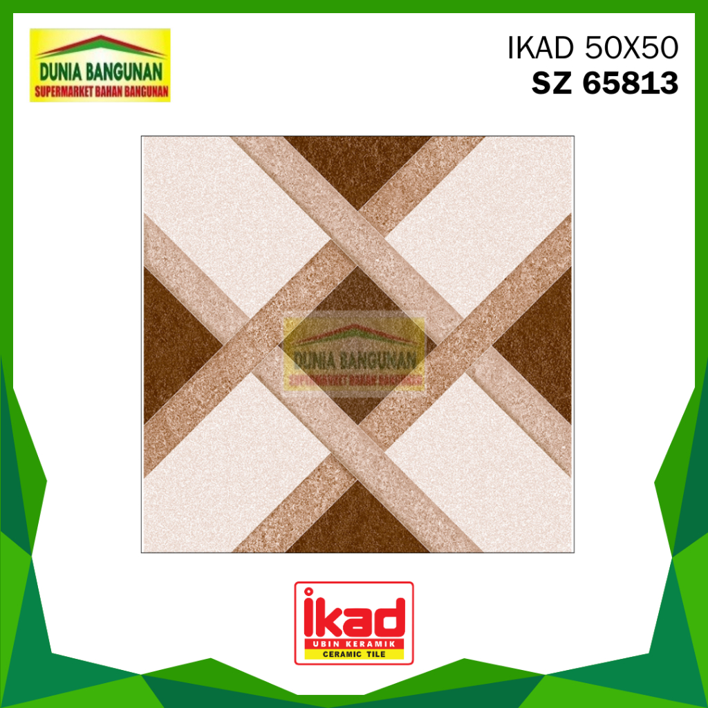 Keramik 50x50 Lantai IKAD 65813 Keramik Matt/Keset / Keramik Lantai Teras/ Keramik Dapur / Keramik L