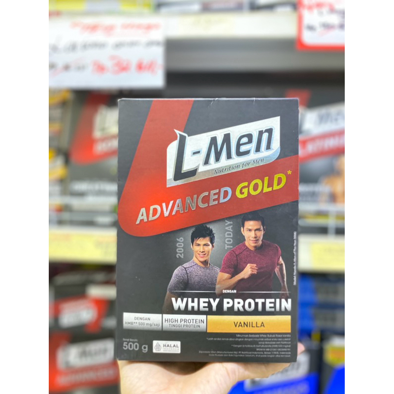

L-Men Advanced Gold 500gram Vanilla susu untuk menambah masaa otot susu untuk pendamping olahraga