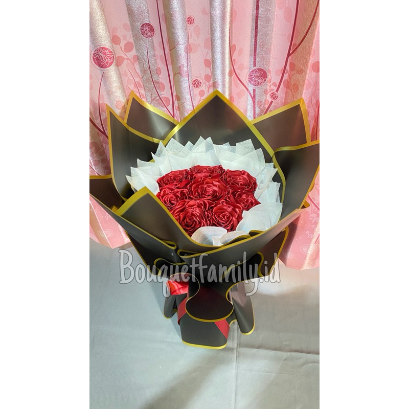 

BUKET BUNGA PITA SATIN TERMURAH/Kado wisuda/kado ulang tahun/Dll