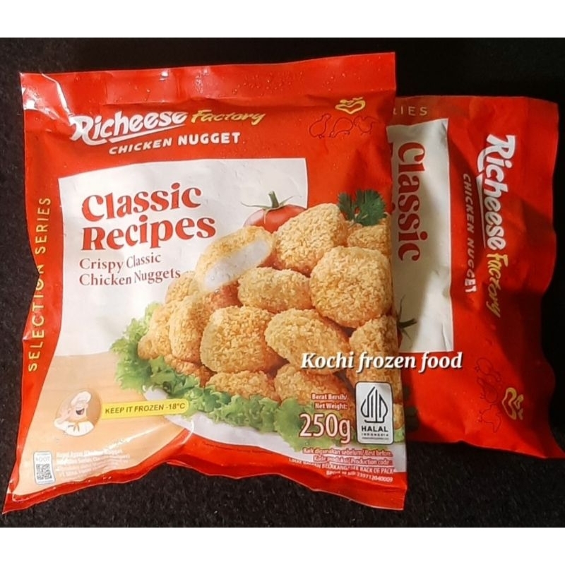 

Richeese Chicken Nugget Classic Recipes 250 gram