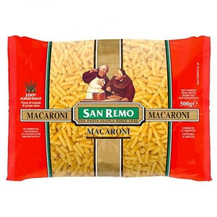 

San Remo Pasta Macaroni #38 500gr