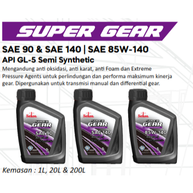 Oli Transmisi Super Gear SAE 140 1 Liter Seiken Japan