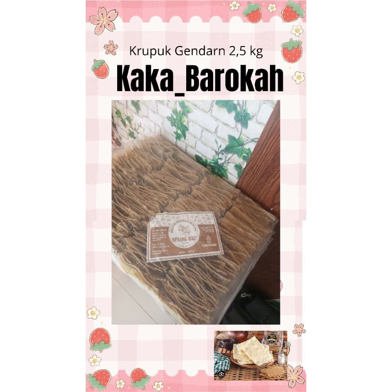 

KKB1-Krupuk gendar / puli benang raja 2,5 kg mak.3 bal/resi