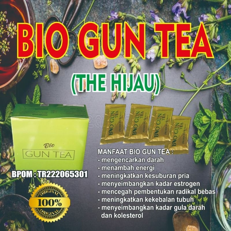 

BIO GUN TEA PREMIUM ( TEH HIJAU )