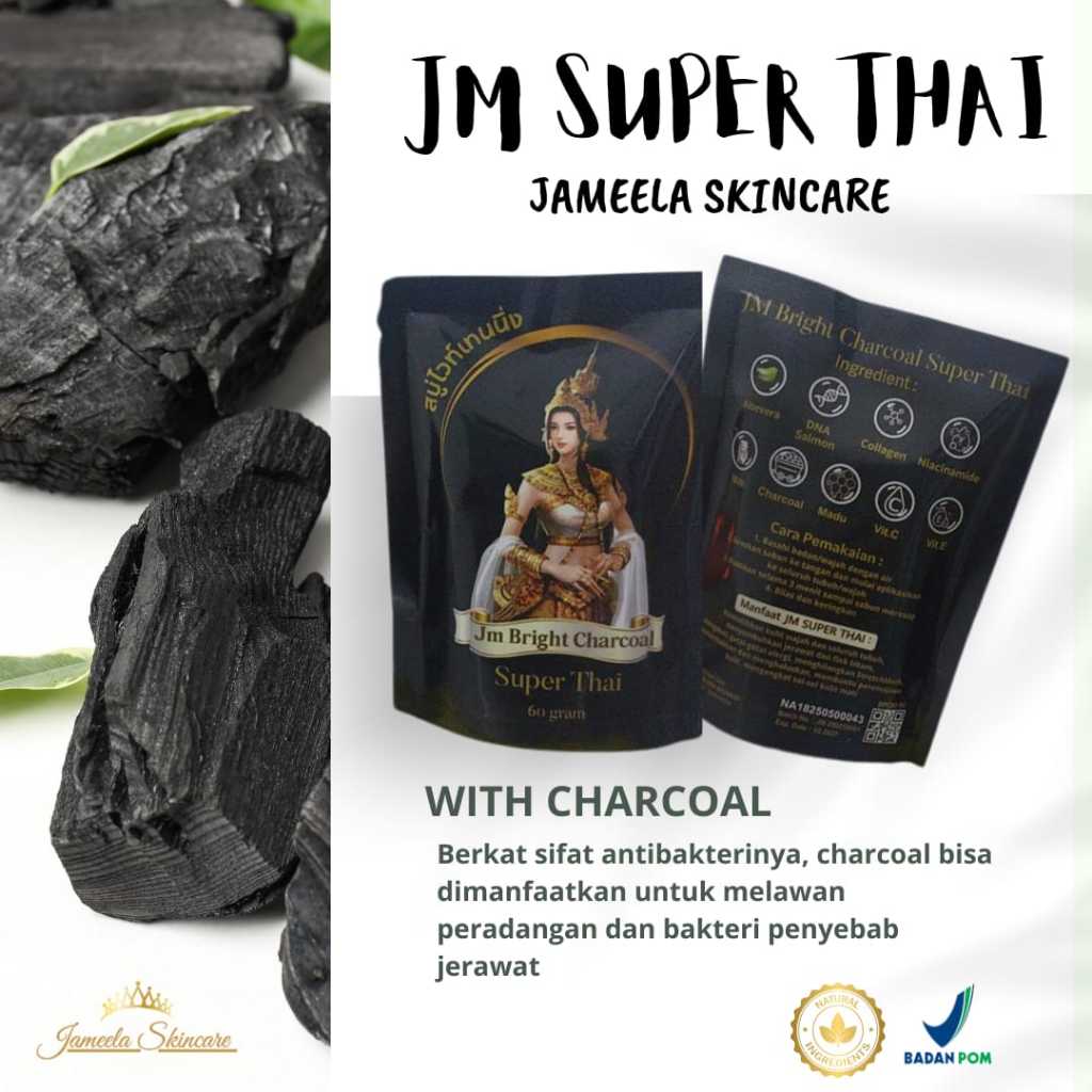 SABUN JM SUPER THAI (SABUN2IN1 BADAN+MUKA) ORIGINAL BY JAMEELA