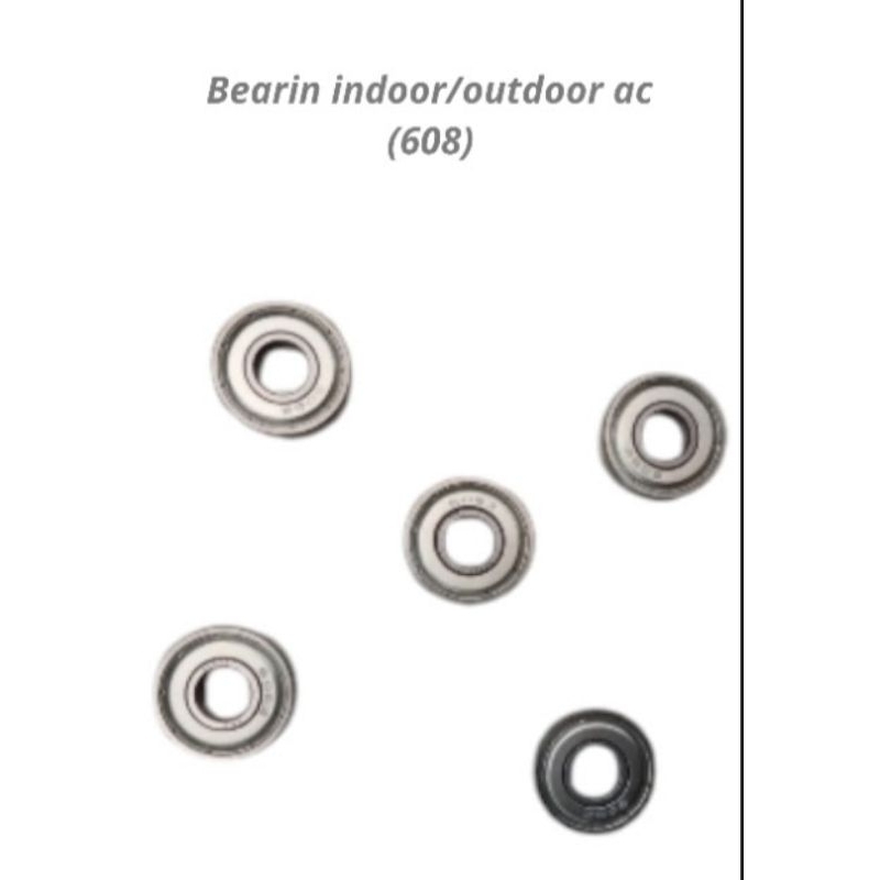 Bearing indoor fan AC, bearing 608zz,Bearing multi AC
