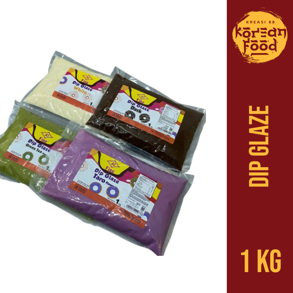 

FINE DIP GLAZE POUCH 1 KG ALL VARIAN / GLAZE DONAT / GLAZE KUE