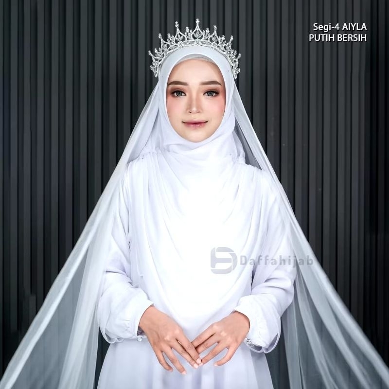 NEW SEGI EMPAT INSTAN AIYLA DAFFAHIJAB - KHIMAR SYARI MALAYSIA INSTAN