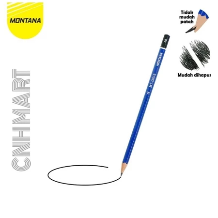 

PENSIL 2 B MONTANA BIRU HIJAU 2 B / 1 PCS (Random)