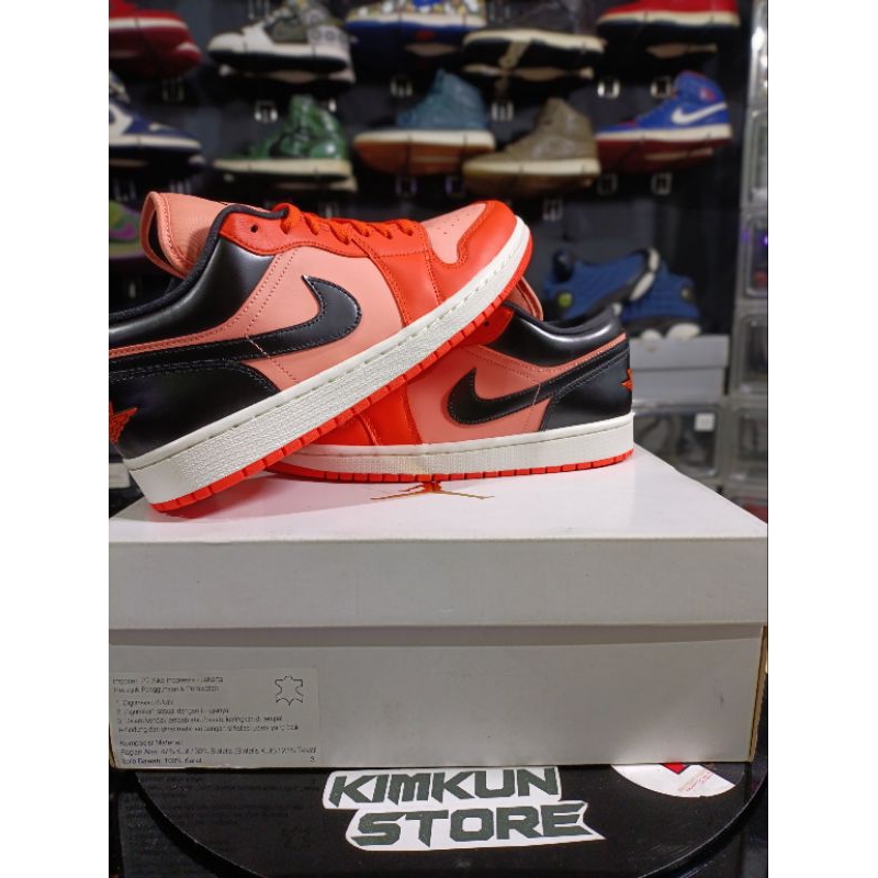 Air Jordan 1 Low SE Orange Black 43/28