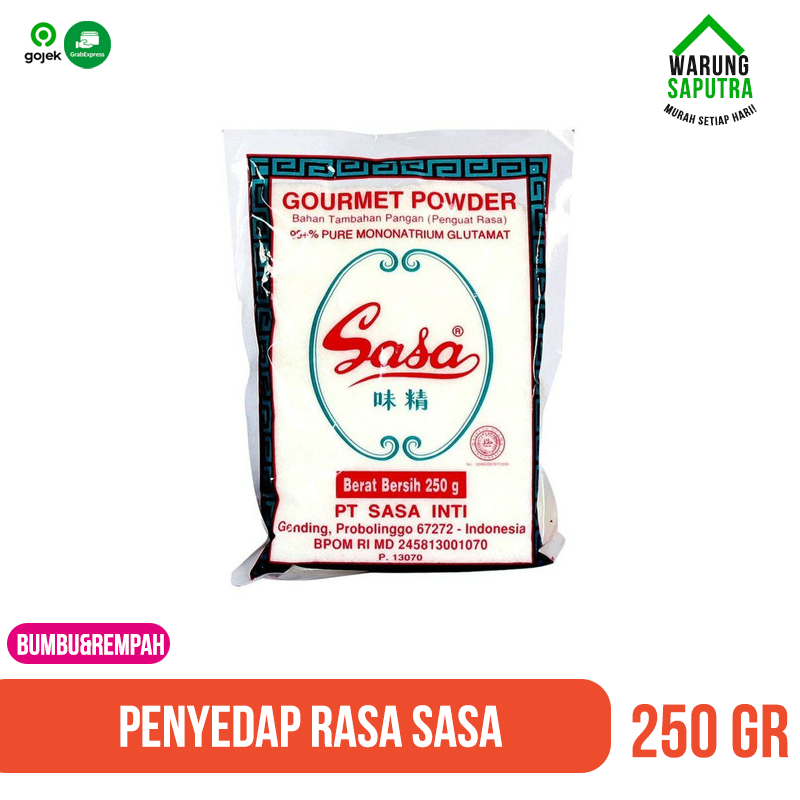 

Sasa Penyedap Rasa MSG / Micin / Pecin Sachet 250 g