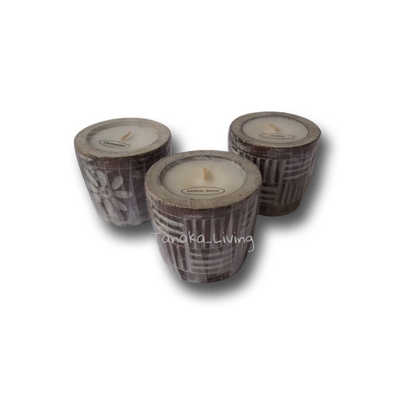 LILIN AROMA TERAPI KAYU / LILIN / LILIN AROMA TERAPI/ LILIN AETHETIC / LILIN AROMATERAPI BALI