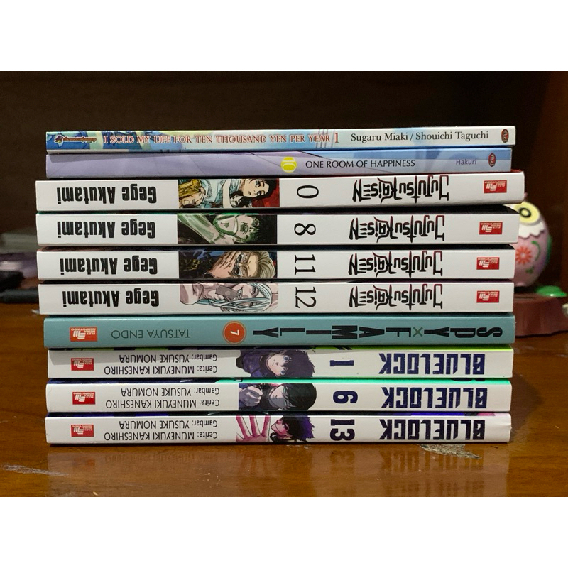 komik bekas | jjk, bluelock, spyxfamily