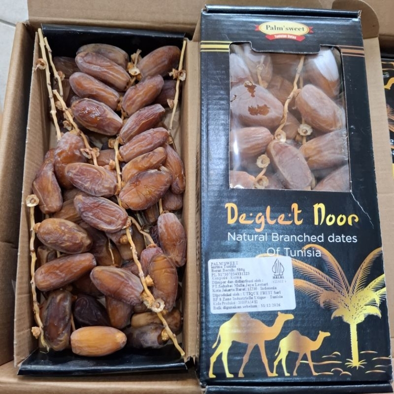 

Kurma Tunisia Palm Sweet Tangkai 500gr